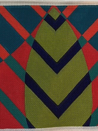 ZE848 Striped Leaf Bag