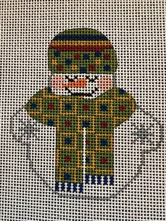 CH725 Snowman w/Dotted Scarf