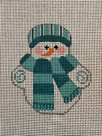 CH720 Snowman w/Blue Striped Scarf
