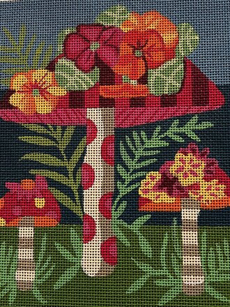 Alice Peterson 4797 Three Mushrooms