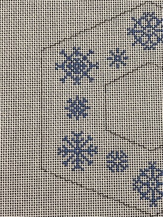 Susan Roberts MH0204 Frosty & Snowflakes Dangler Ornament