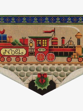 Rebecca Wood Designs 1422A Christmas Train Cuff
