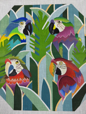 SALE 721 Parrots Cushion