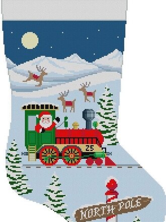 3257 Santa's Train Engine Stocking 13m