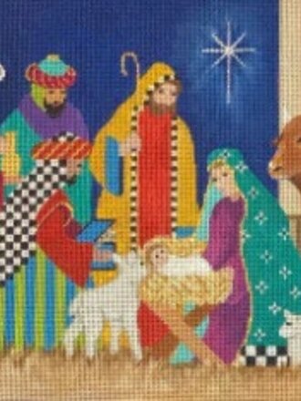 Vallerie Needlepoint Gallery AL057 Nativity