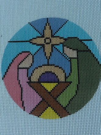 Jessica Tongel Designs JTD122 Stained Glass Creche