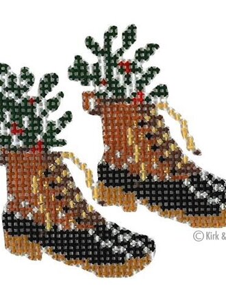 KB1501 Retro Ski Bean Boots