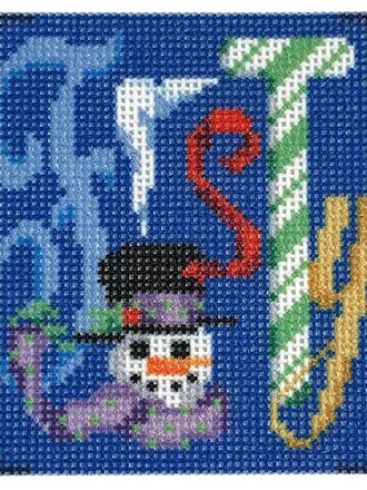 Needlepoint To Go TS572 Frosty Square