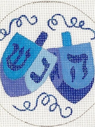 Kate Dickerson JM11 Dreidel Ornament