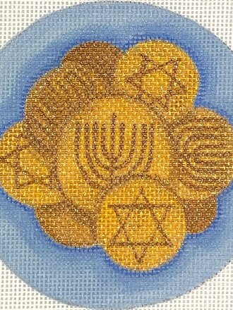 Kate Dickerson JM06 Jewish Symbols Ornament
