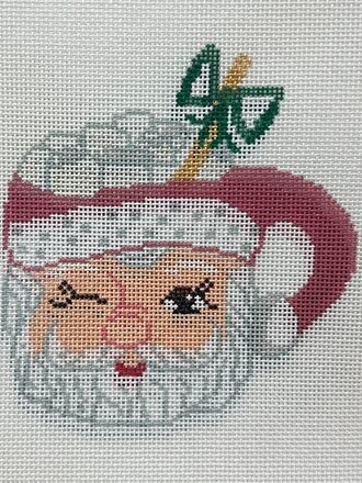 Jessica Tongel Designs JTD193 Pink Santa Mug