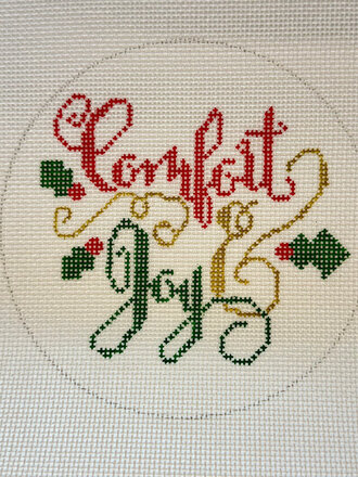 Officially Needlepoint APCH19 Comfort & Joy Ornament