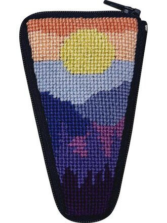 Alice Peterson Sz937 Mountain Scene Scissor Case Kit