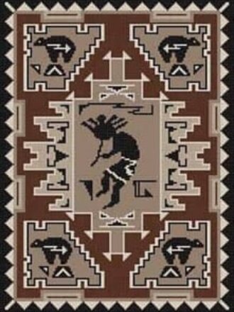 The Meredith Collection I102 Kokopelli Bear Fetish 13ct