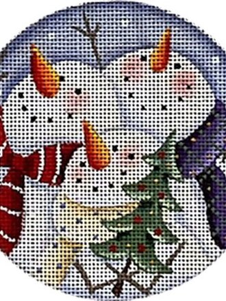 Rebecca Wood Designs 1079C Triplets Ornament