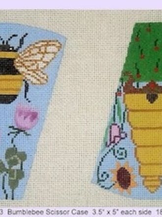 Brenda Stofft B163 Bumblebee scissor case & fob