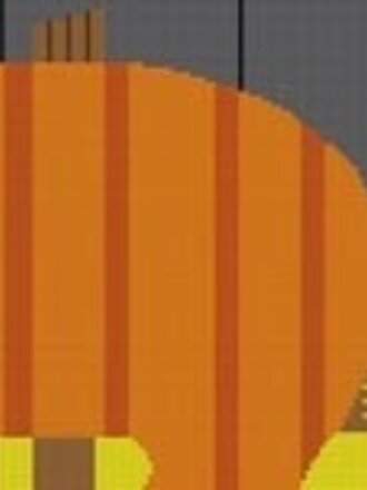 The Meredith Collection CHP169 Pumpkin Cat 13M with Stitch Guide