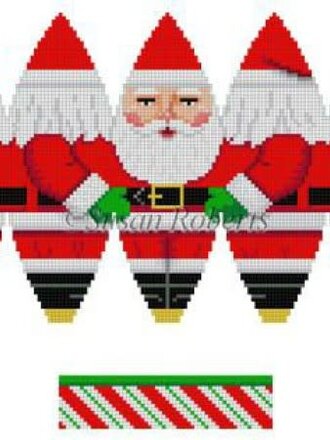 Susan Roberts 5284 Full Santa 3-D Hot Air Balloon