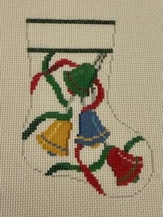 Susan Roberts 5419 Christmas Bells Mini-Stocking