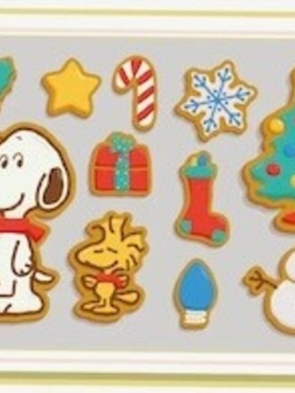 Officially Needlepoint ON2 Peanuts Gingerbread Cookie Tray