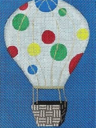 The Gingham Stitchery ML27 Polka Dot Hot Air Balloon