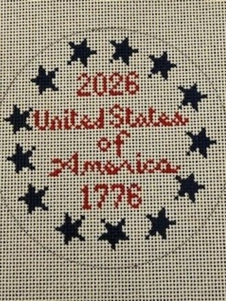 The Gingham Stitchery AB70 USA Stars