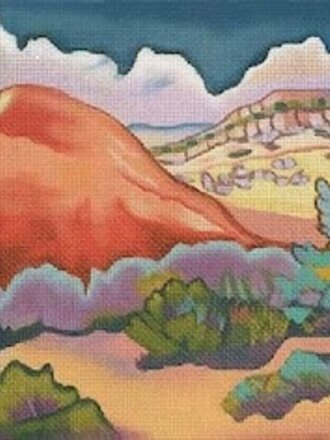 Melissa Shirley Designs AOG109B Red Hill Morning 18M