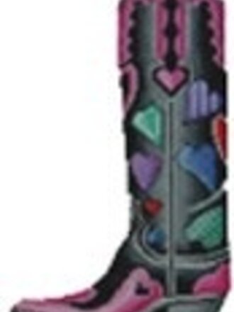 Tapestry Fair 1034 Heart Cowboy Boot
