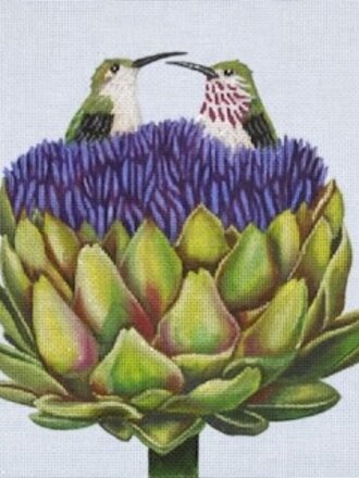 Melissa Shirley Designs VS419 Artichoke & Hummers