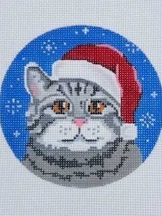 Pepperberry Designs CT02 Grey Tabby Santa