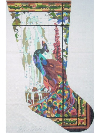 Peter Ashe PAST36 Peacock Stained Glass