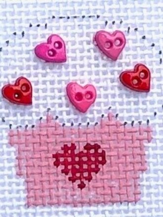 Danji Designs HB32 Hearts Cupcake Mini