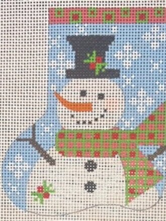 Danji Designs CH1598 Snowman w/Green Scarf Mini Stocking