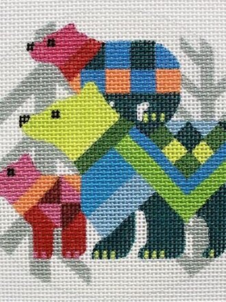 Melissa Prince Designs H248 Bears Ornament