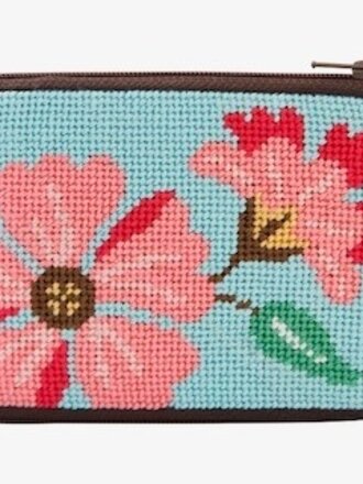 Alice Peterson SZ225 Pink Flowers Coin Purse Kit