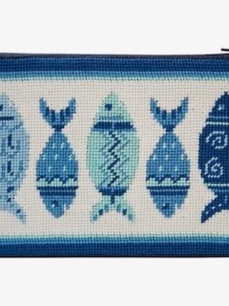 Alice Peterson SZ625 Blue Fishes Purse Kit