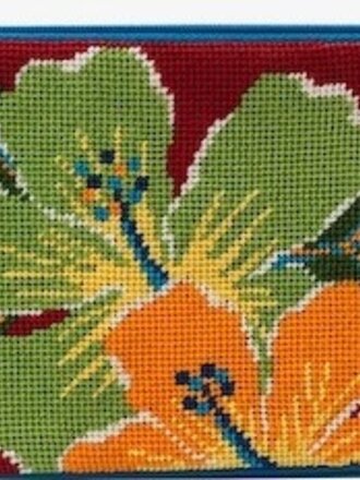 Alice Peterson SZ631 Bright Hibiscus Cosmetic Purse