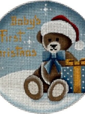 Rebecca Wood Designs 1085D Babies First, Boy Teddy