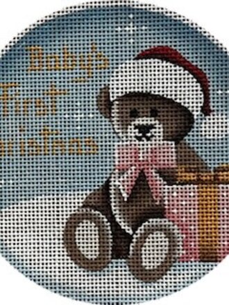 Rebecca Wood Designs 1085C Babies First, Girl Teddy