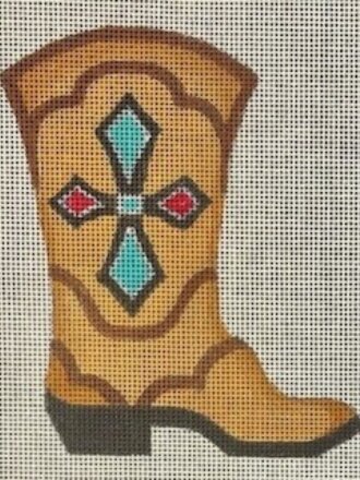 Raymond Crawford HO2164 Cowboy Boot w/Turquoise Cross