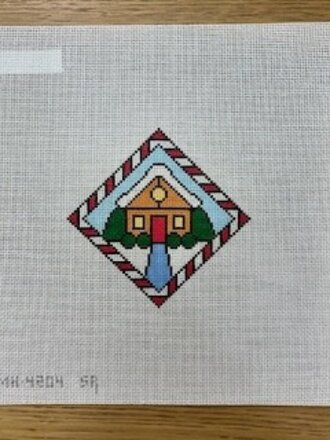 MH4204 Stained Glass Gingerbread House