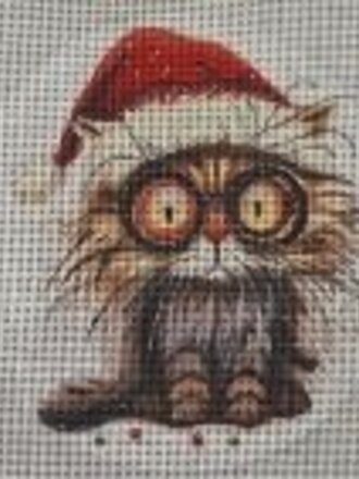 Mindy's Needlepoint Factory CZ3 Crazy Cat