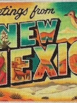 Mindy's Needlepoint Factory NM Greetings from New Mexico