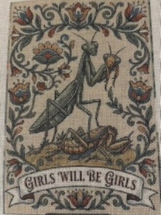 Mindy's Needlepoint Factory PM "Girls Will Be Girls"
