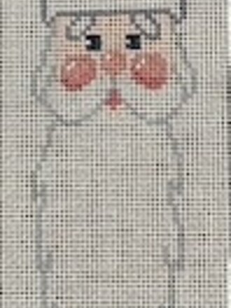 The Needleworks, Austin CD421 Whiskers Santa w/Blue Hat