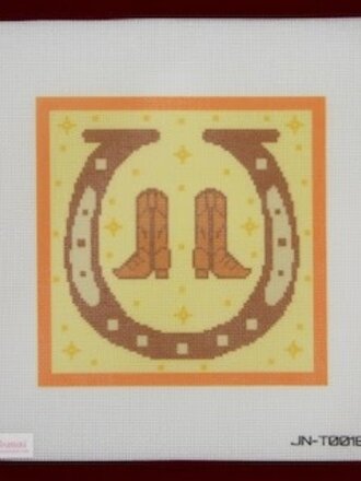 Tilli Tomas T016A Horseshoe w/Brown Boots