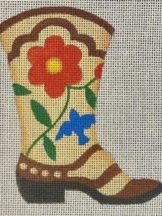 Raymond Crawford HO2163 Cowboy Boot w/Flower