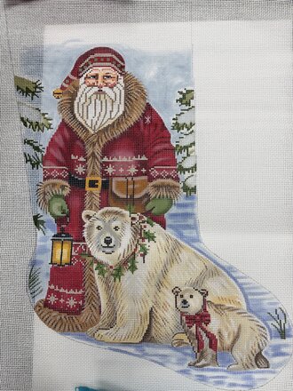 Alice Peterson GE739 Polar Bear Stocking