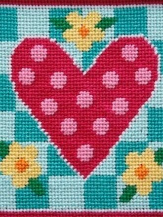 Alice Peterson Polka Dot Heart #5014