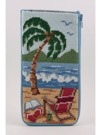 Alice Peterson SZ431 At The Beach Eyeglass Case
